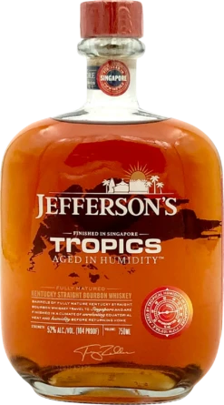 Jefferson's Tropics Aged In Humidity Finished In Singapore | Wine Library