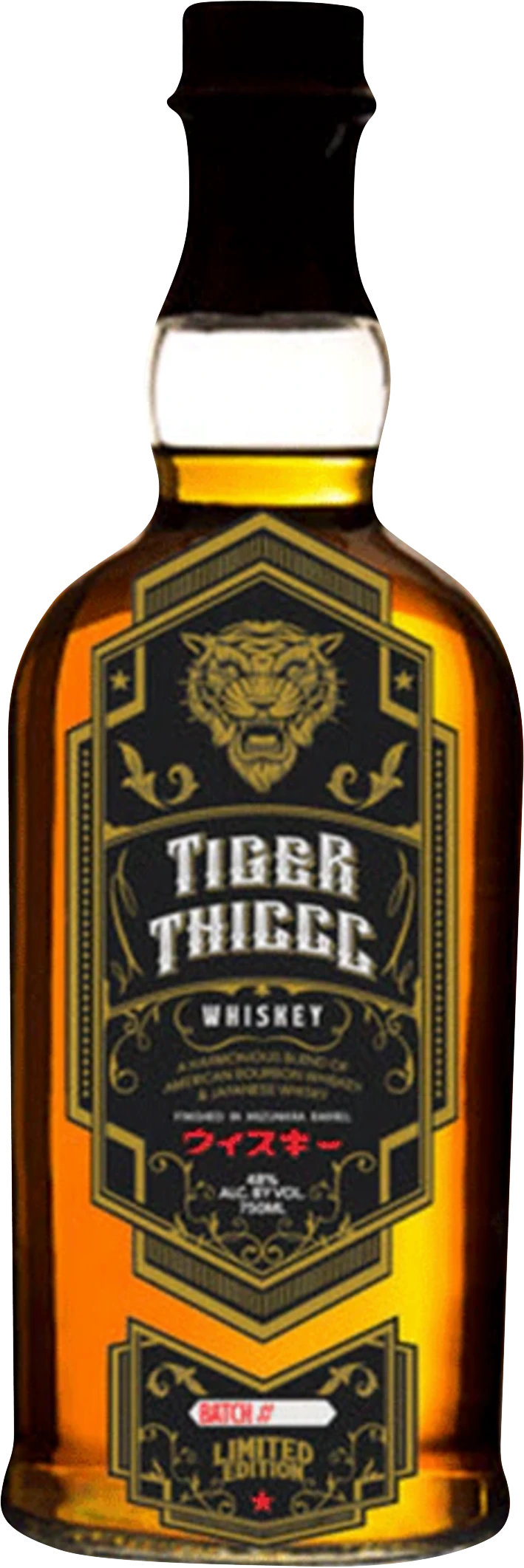 Tiger Thiccc Blended Whiskey 55% Indiana Bourbon 45% Japanese Whisky | Wine Library 3 Tiger Thiccc Blended Whiskey 55% Indiana Bourbon 45% Japanese Whisky | Wine Library