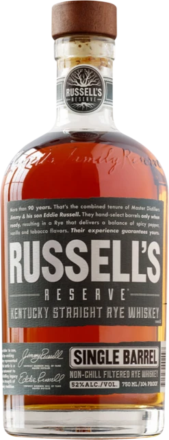 Russell's Reserve Single Barrel Rye | Wine Library