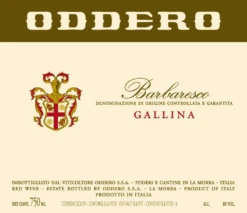 2020 Poderi Oddero Barbaresco Gallina | Wine Library -WINE LIBRARY Sales original 510
