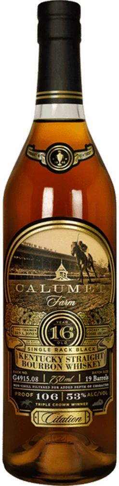 Calumet Farm 16 Year Old Single Rack Black | Wine Library